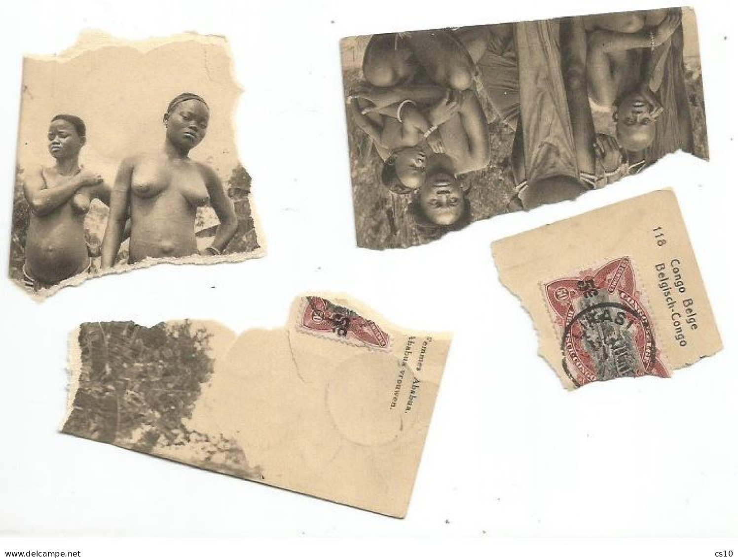 Belgian Congo Belge - Femmes Ababua - Entier Postal C.15 + C.5 Provisional - Likasi 11sep1922 - Postwaardestukken