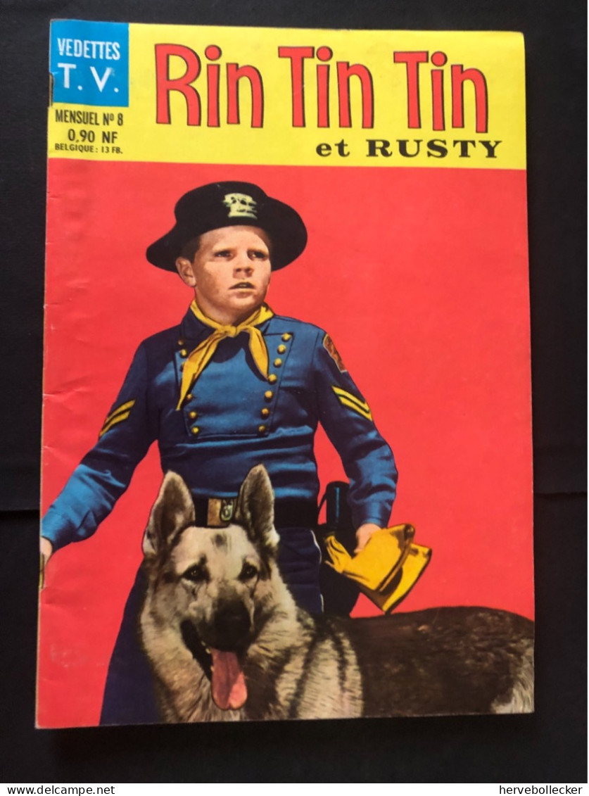 Rintintin Et Rusty - Édition SAGE - Vedette TV - N° 8  - Année 1961 - Sonstige & Ohne Zuordnung