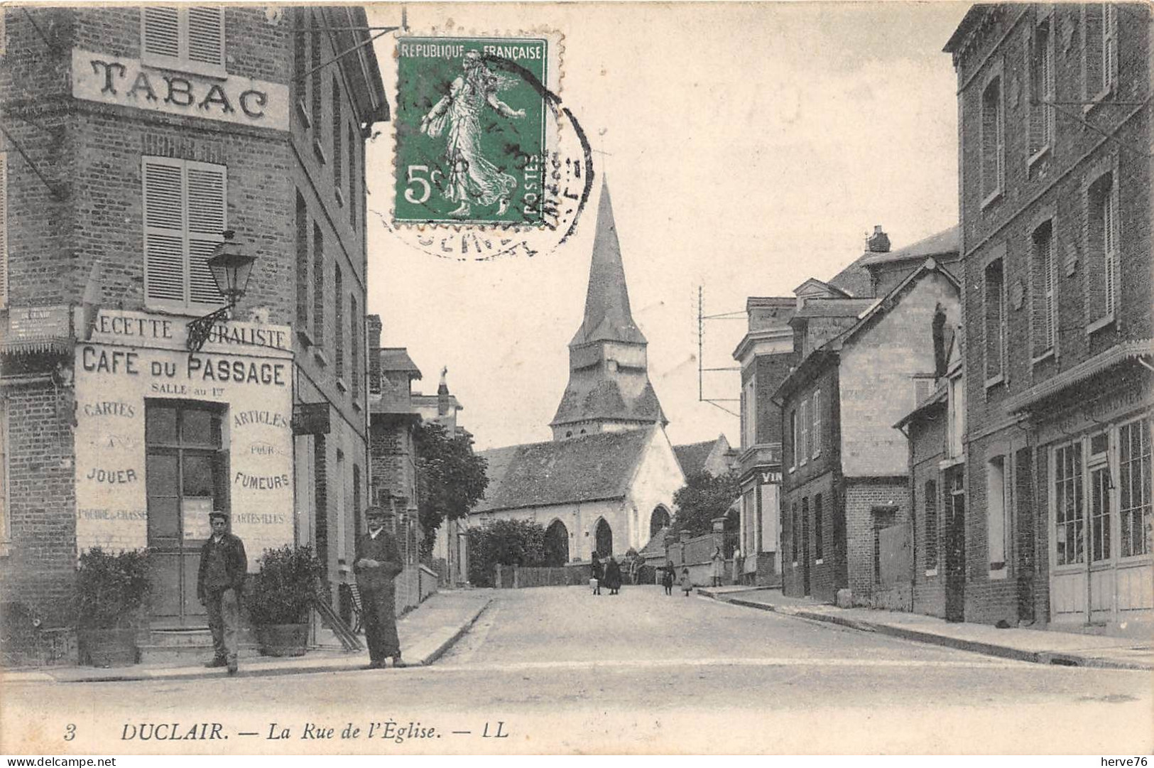 DUCLAIR - Rue De L'Eglise - Tabac - Café Du Passage - Duclair