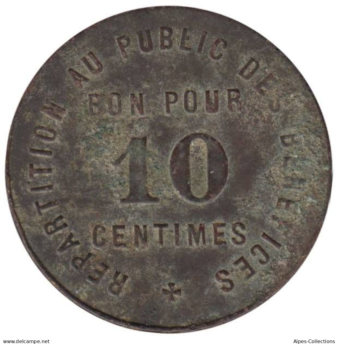 SUISSE - GENEVE - 10.1 - Monnaie De Nécessité - 10 Centimes - Monetari / Di Necessità