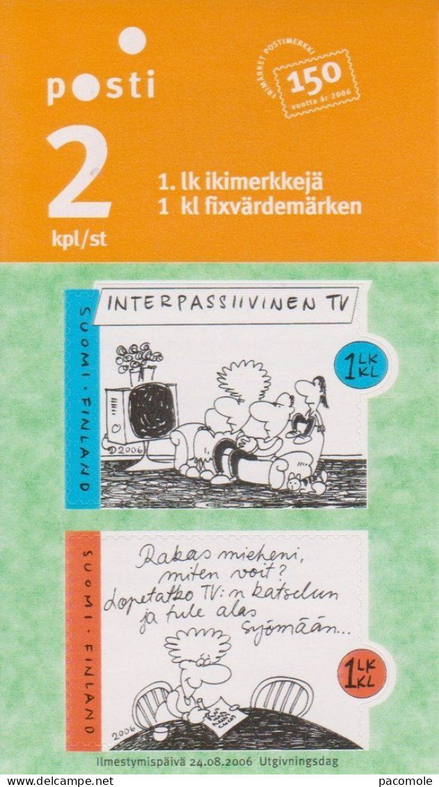 Finlande - Comics - Family Life - Unused Stamps