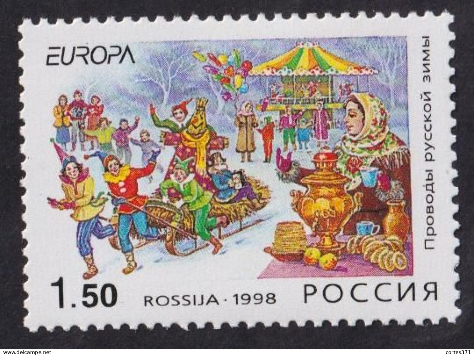 Russia (Federation) - Mi 658 - Europe: National Festivals And Holidays - 1998 - MNH - Ungebraucht