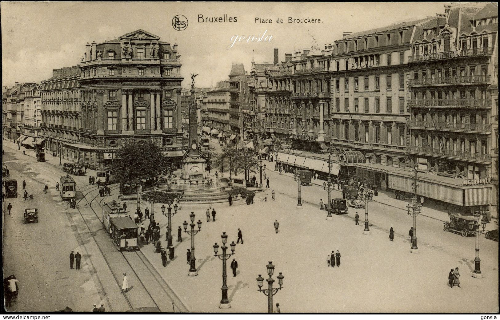 BRUXELLES 1910 " Diverses vues de Bruxelles" Lot de 18 cartes postales