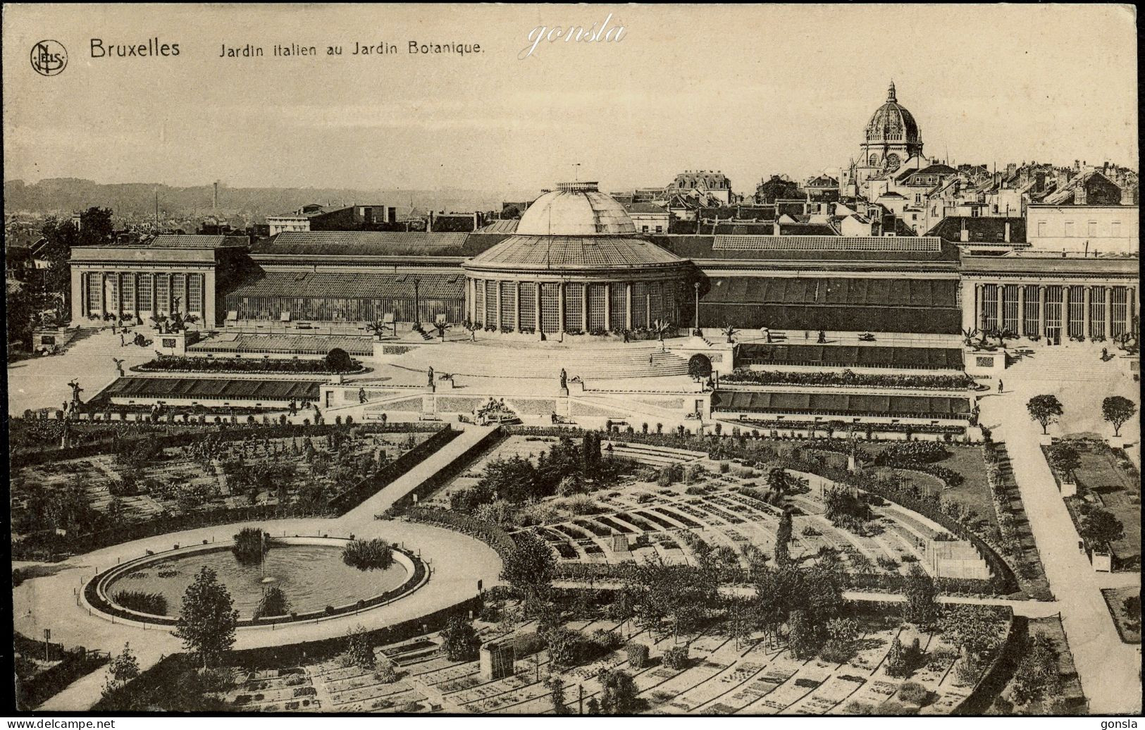 BRUXELLES 1910 " Diverses vues de Bruxelles" Lot de 18 cartes postales