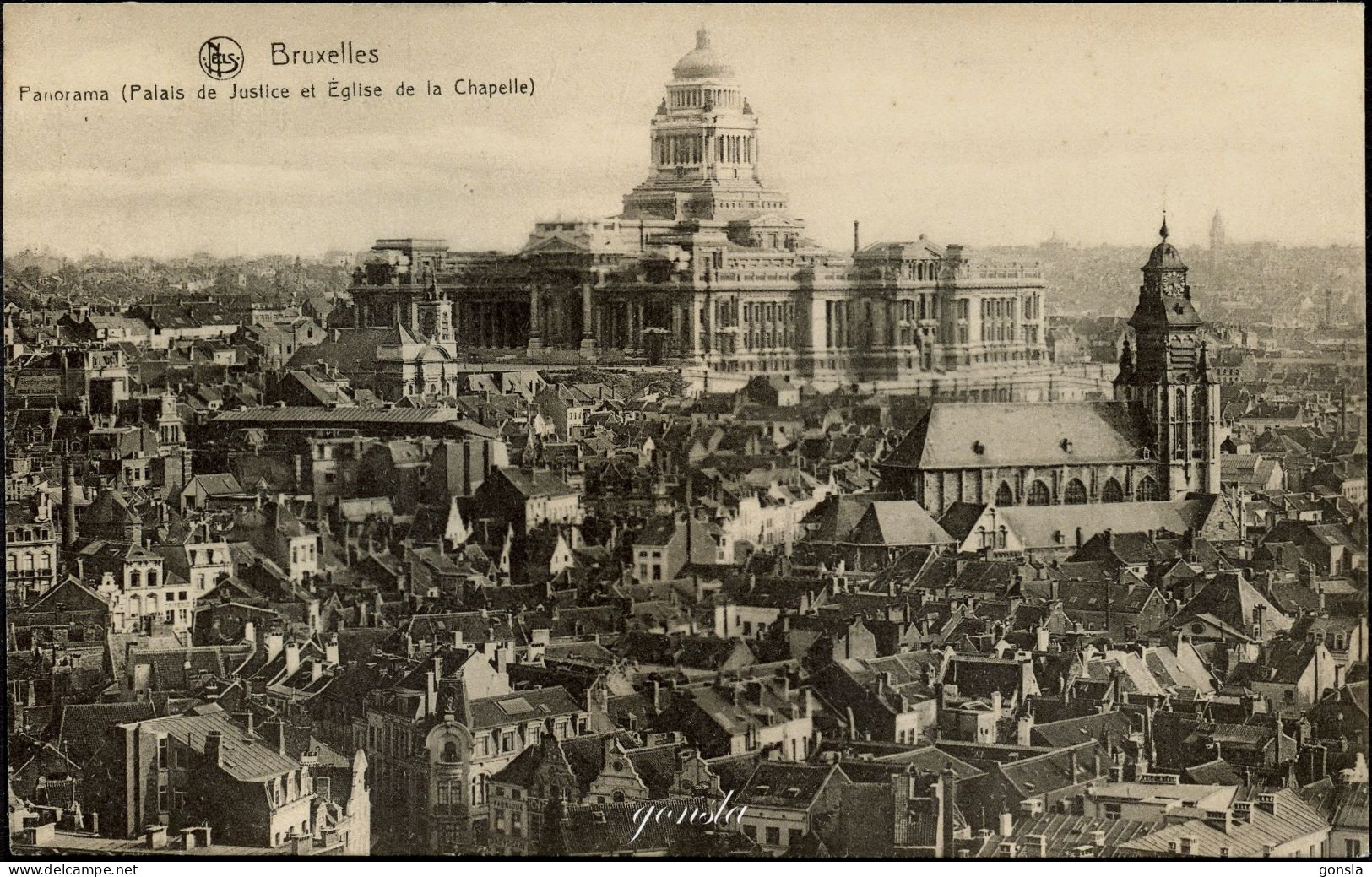 BRUXELLES 1910 " Diverses vues de Bruxelles" Lot de 18 cartes postales