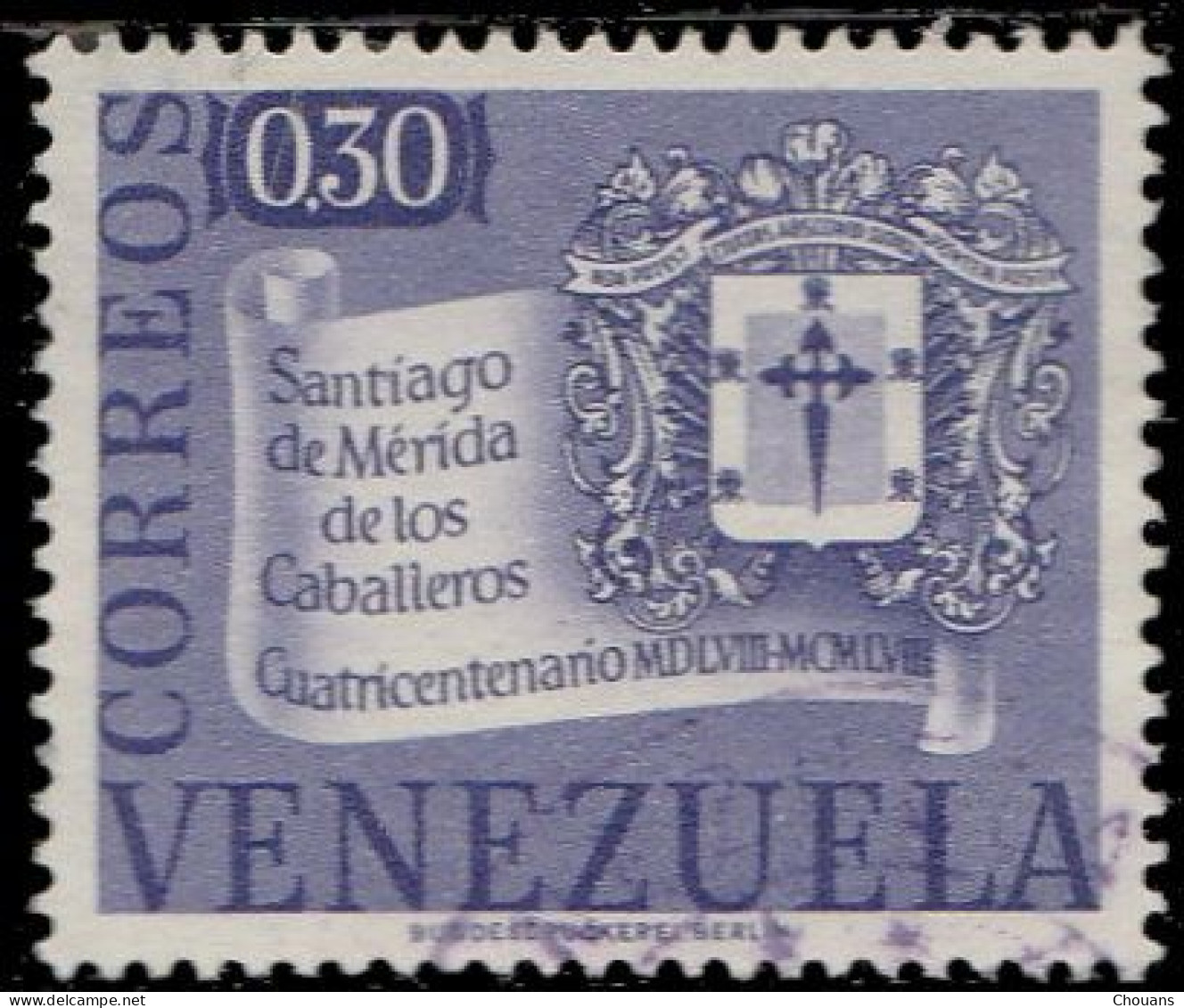 Vénézuela 1958. ~ YT 560/70 - Hôtel Postes Caracas & Santiago - Venezuela