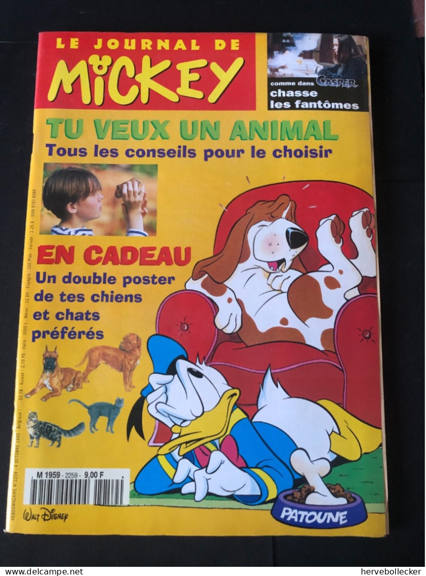 Le Journal De Mickey - Hebdomadaire N° 2259 - 1995 - Disney