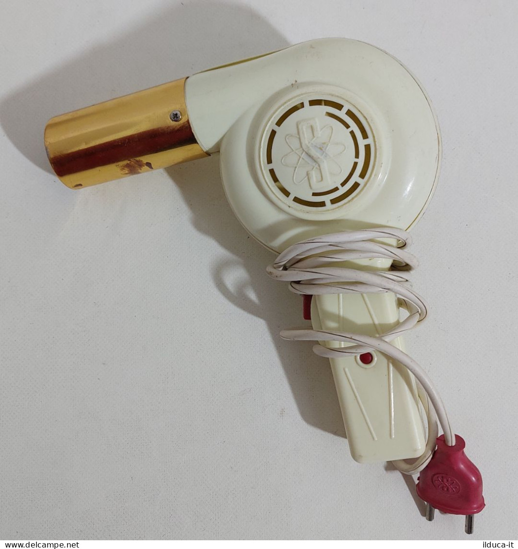 61513 Phon Vintage GIRMI 220 V - Sub Alpina Bianco - Sèche-cheveux Anciens