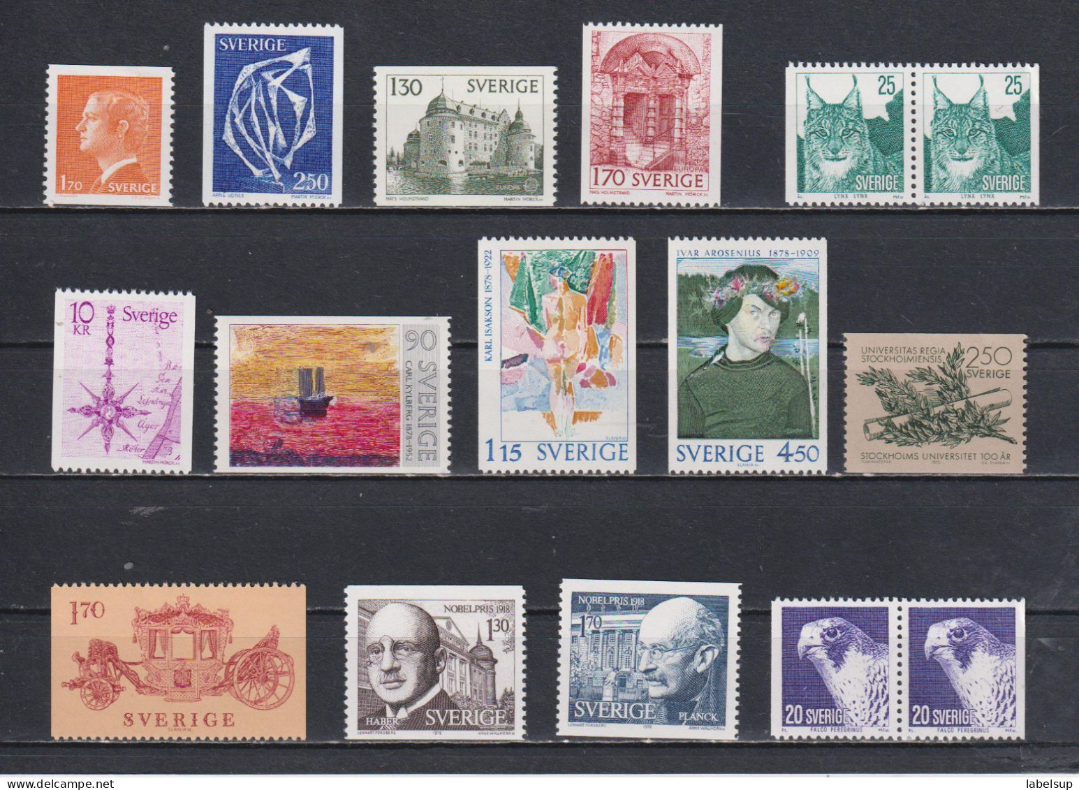 Lot De Timbres Neufs** De Suède De 1978 MNH - Ongebruikt