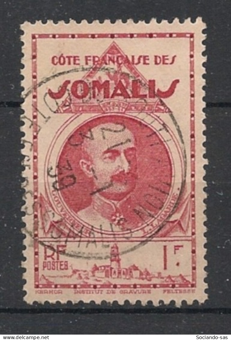 COTE DES SOMALIS - 1938 - N°YT. 162 - Lagarde 1f Rose - Oblitéré / Used - Usati