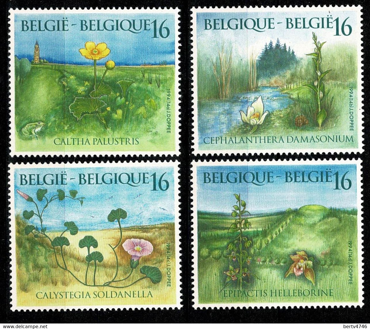 Belg. 1994 OBP/COB 2572/75**,  Yv. 2572/75**, Mi 2624/27** MNH - Ongebruikt