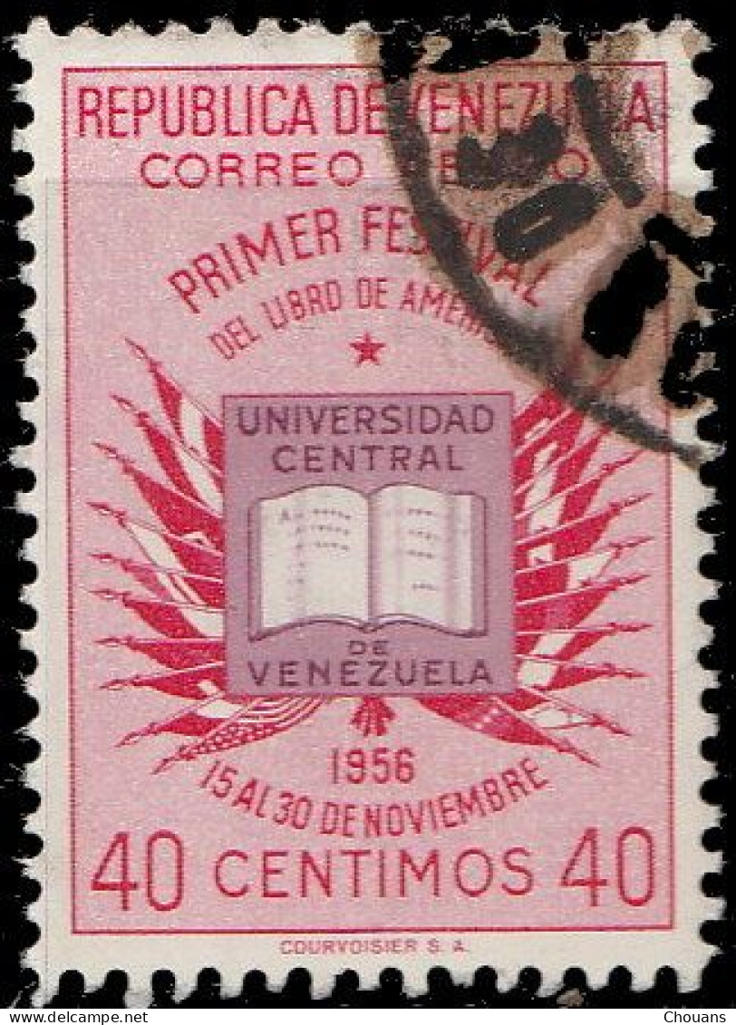 Vénézuela Aérien 1957/58. ~ A 610 + A 630 - Festival Du Livre + Hôtel Tamanaco, Caracas - Venezuela