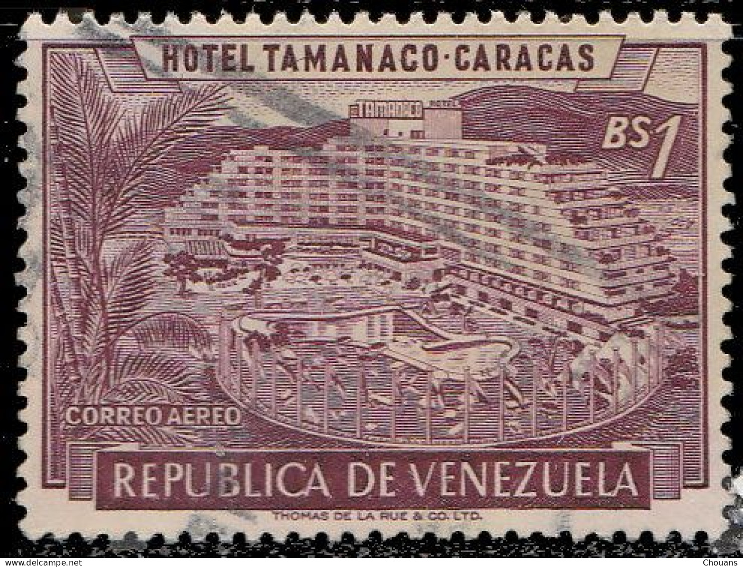 Vénézuela Aérien 1957/58. ~ A 610 + A 630 - Festival Du Livre + Hôtel Tamanaco, Caracas - Venezuela