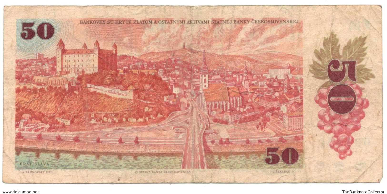 Czechoslavakia  50 Korun 1987 P-96 Fine - Checoslovaquia