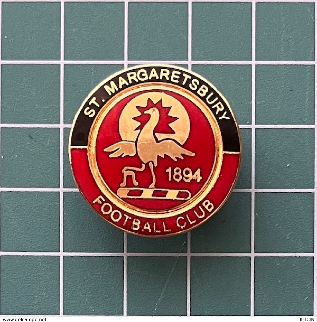 Badge Pin ZN013181 - Football Soccer Calcio England St Margaretsbury Stanstead Abbotts - Football