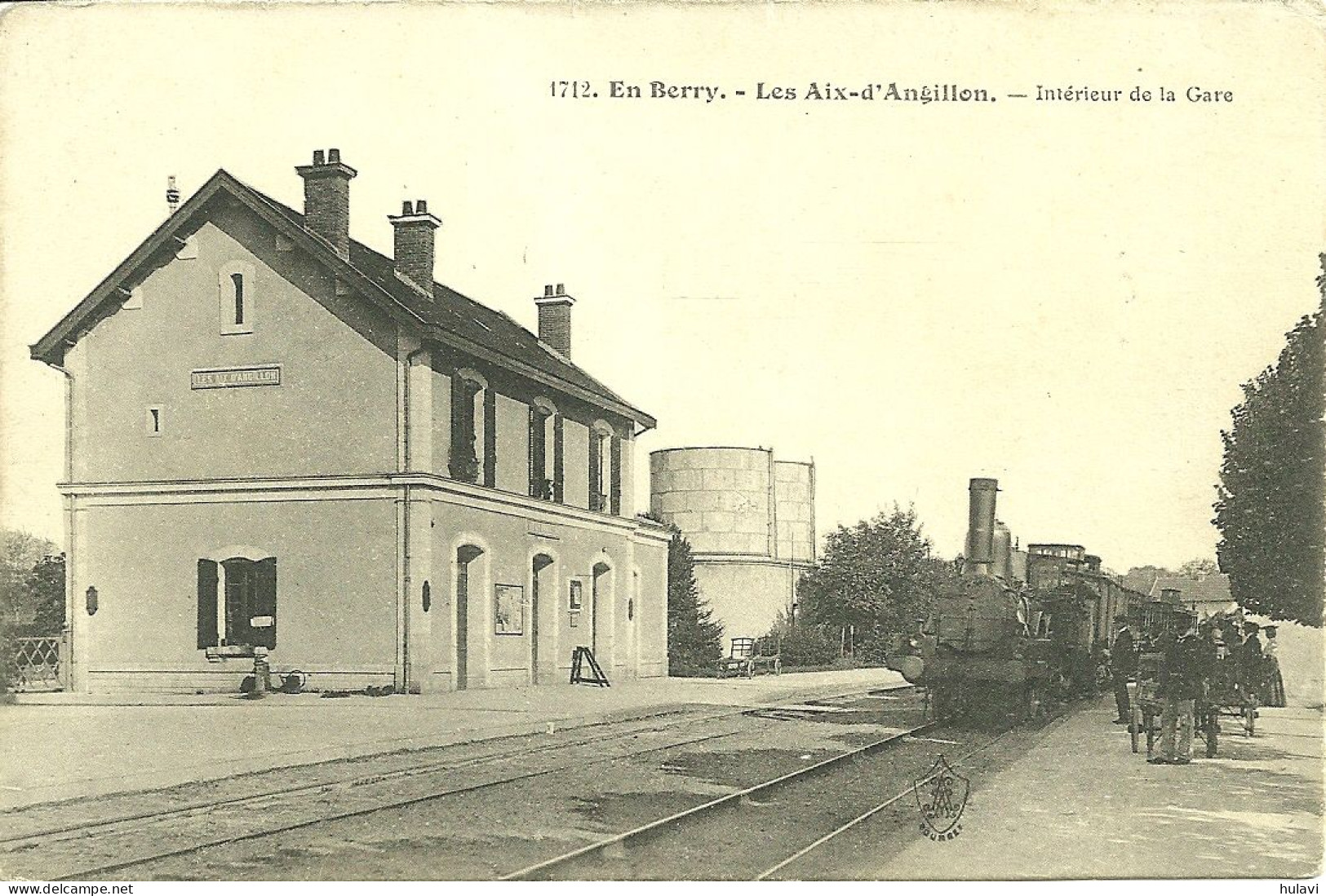 18  LES AIX D' ANGILLON - INTERIEUR DE LA GARE (ref 3845) - Les Aix-d'Angillon