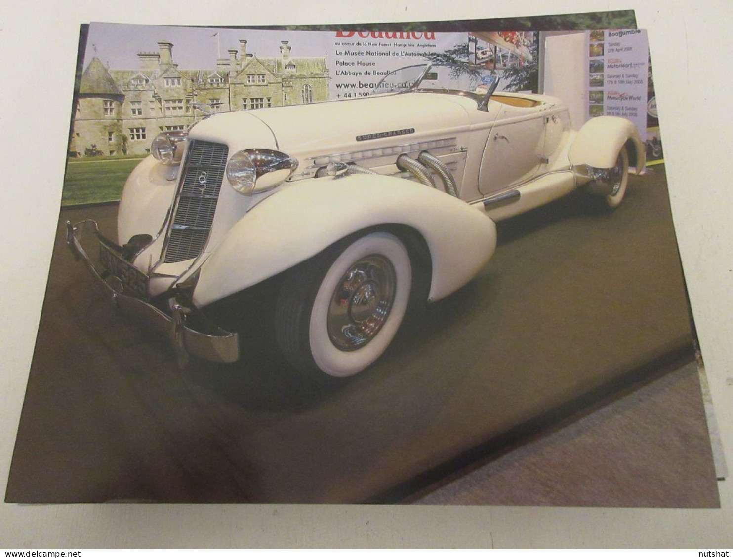 VOITURE CARTE ILLUSTREE 004 AUBURN SPEEDSTER 1935.  - Auto/Motor