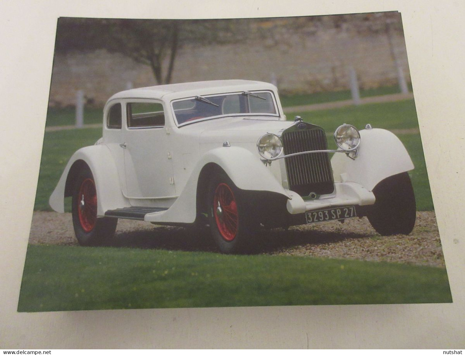 VOITURE CARTE ILLUSTREE 003 DELAGE D8 1933. MODELE COUPE. - Auto/Motor