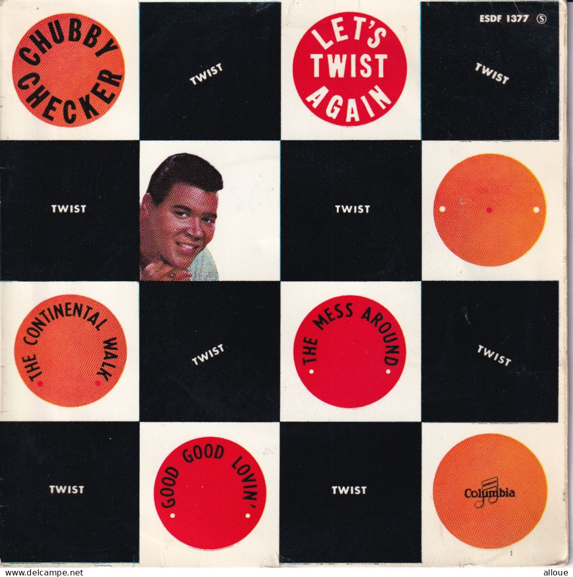 CHUBBY CHECKER - FR EP - LET'S TWIST AGAIN + 3 - Rock