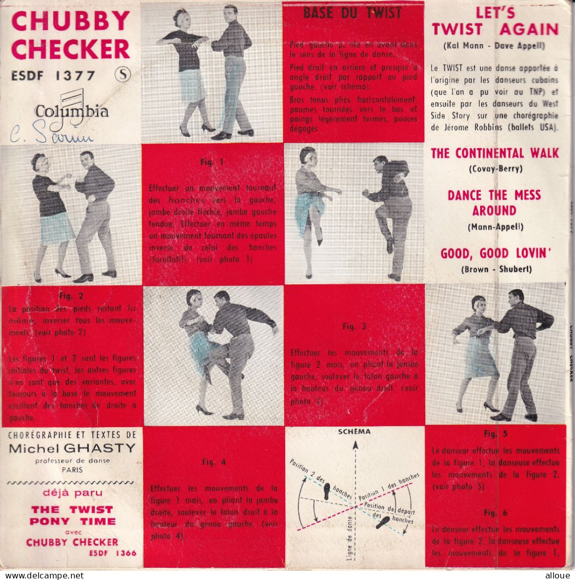 CHUBBY CHECKER - FR EP - LET'S TWIST AGAIN + 3 - Rock