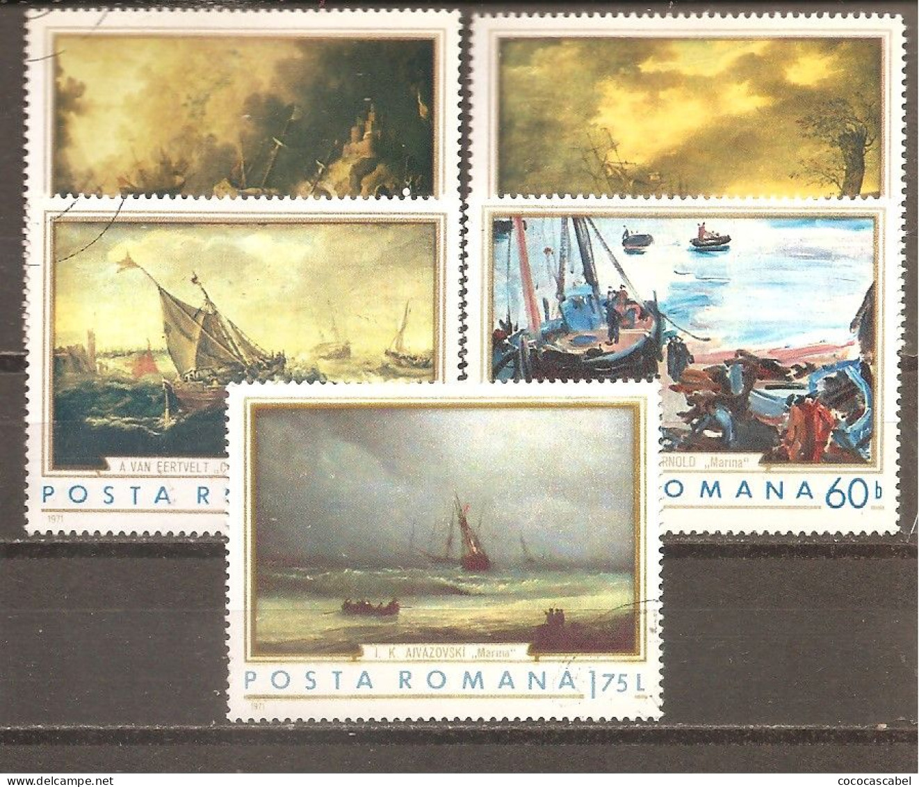 Rumanía Yvert 2626-30 (usado) (o) - Used Stamps