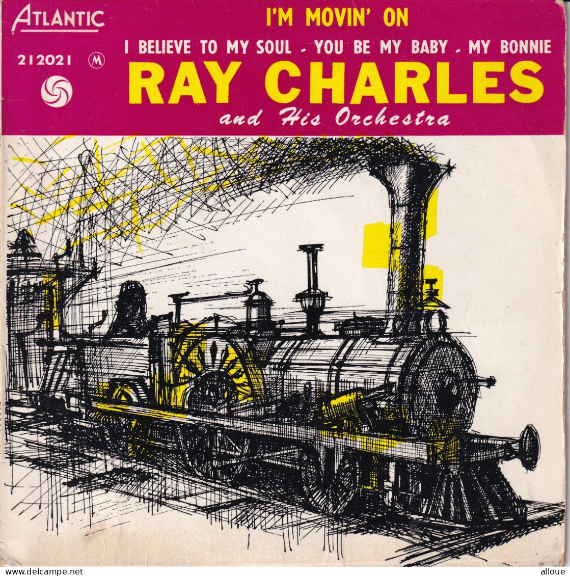 RAY CHARLES - FR EP - I'M MOVIN' ON + 3 - Rock