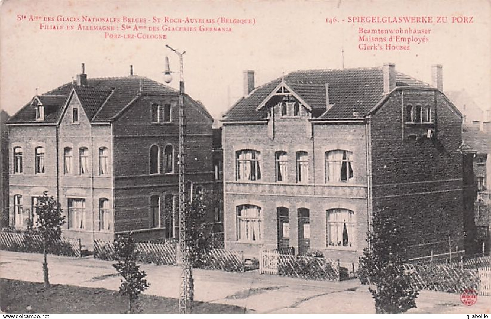 Sambreville - Saint Roch Auvelais - Société Des Glaces Nationales Belges - Sambreville