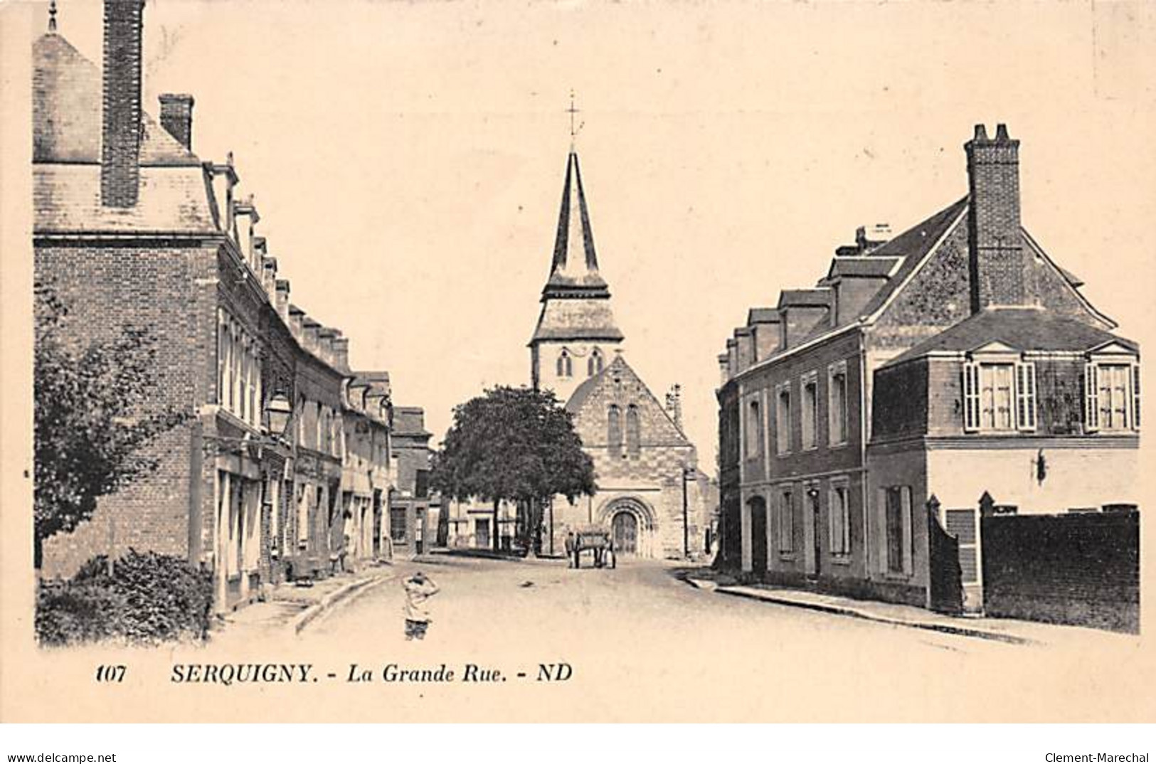 SERQUIGNY - La Grande Rue - Très Bon état - Serquigny