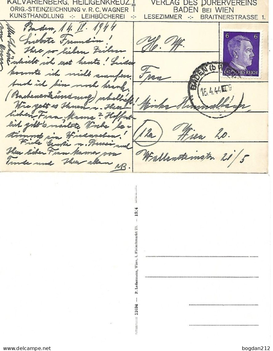 1924/44 - HEILIGENKREUZ , 2 Stk.  Gute Zustand,  2 Scan - Heiligenkreuz