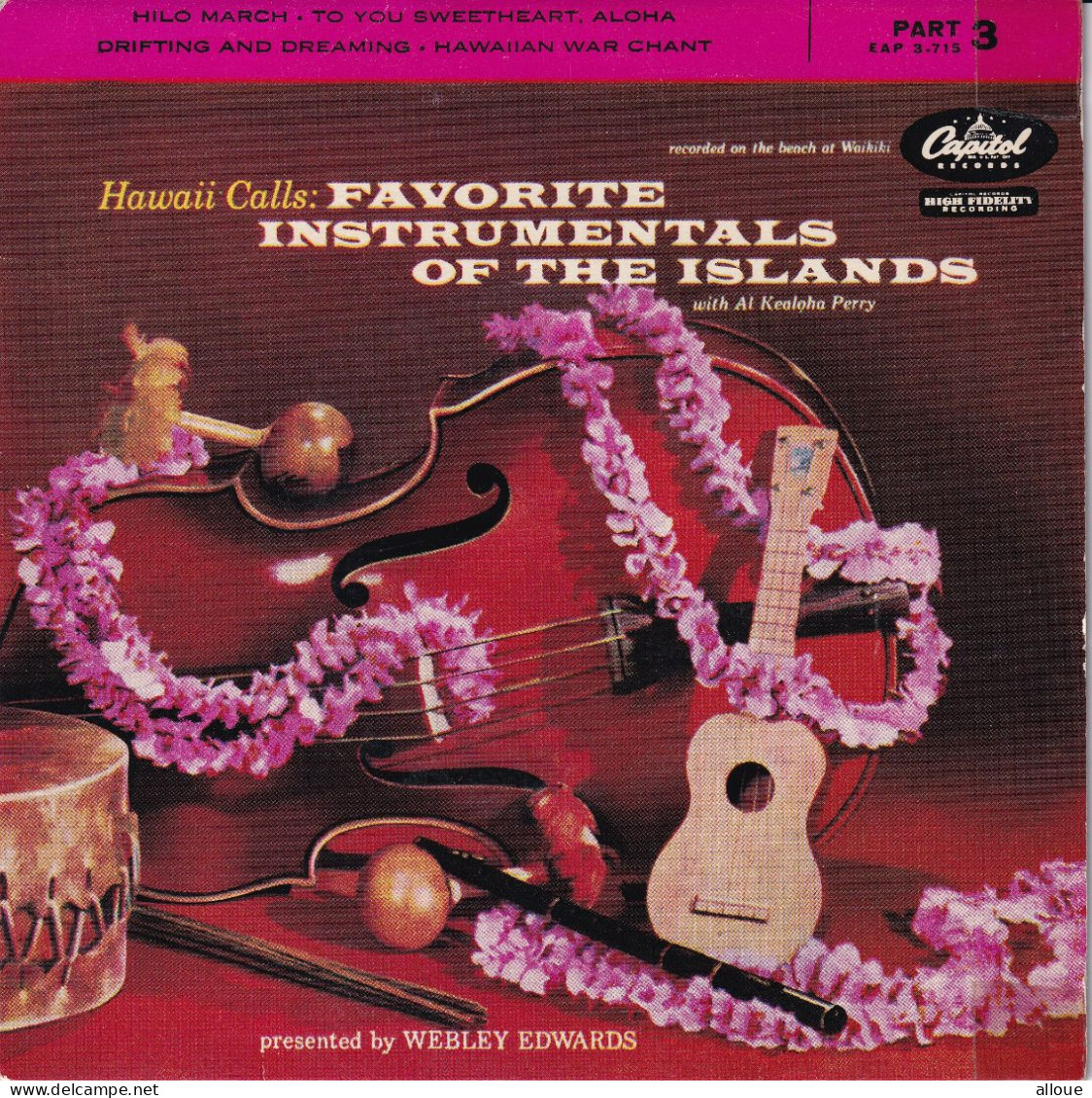 HAWAII CALLS  - FR EP - FAVORITE INSTRUMENTALS OF THE ISLANDS - Instrumentaal