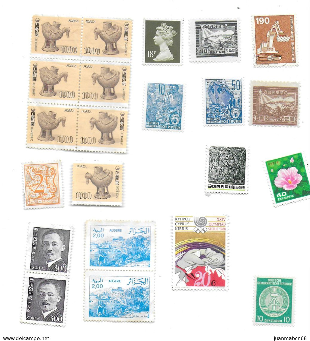 Lote De 757 Sellos Nuevos Varios Años - Collections