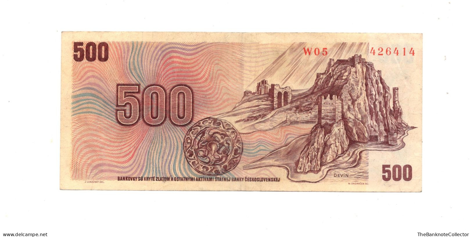 Czechoslavakia  500 Korun 1973 P-93 VF - Tschechoslowakei