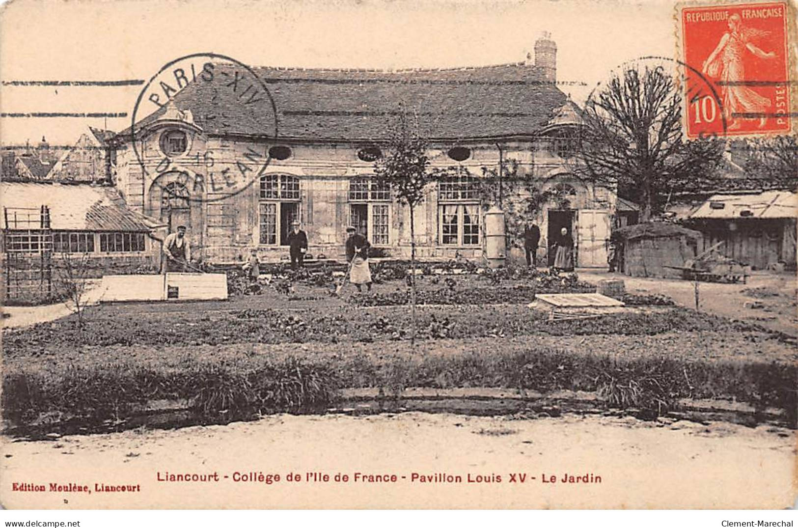 LIANCOURT - Collège De L'Ile De France - Pavillon Louis XV - Le Jardin - Très Bon état - Liancourt