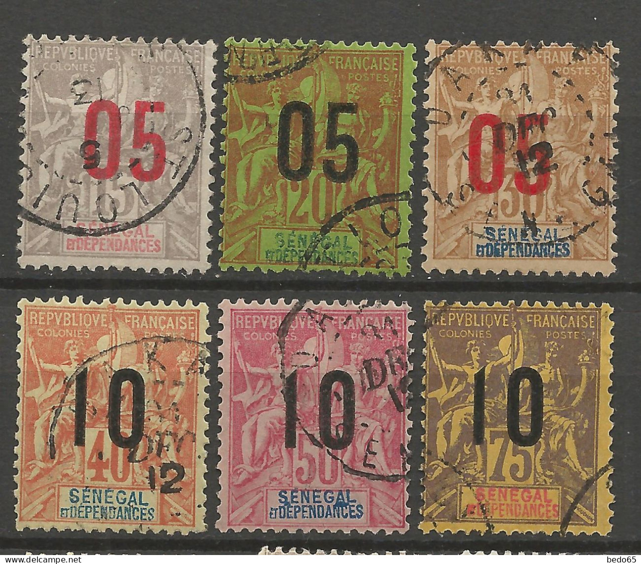 SENEGAL N° 47 à 52 Série Complète OBL / Used - Gebraucht