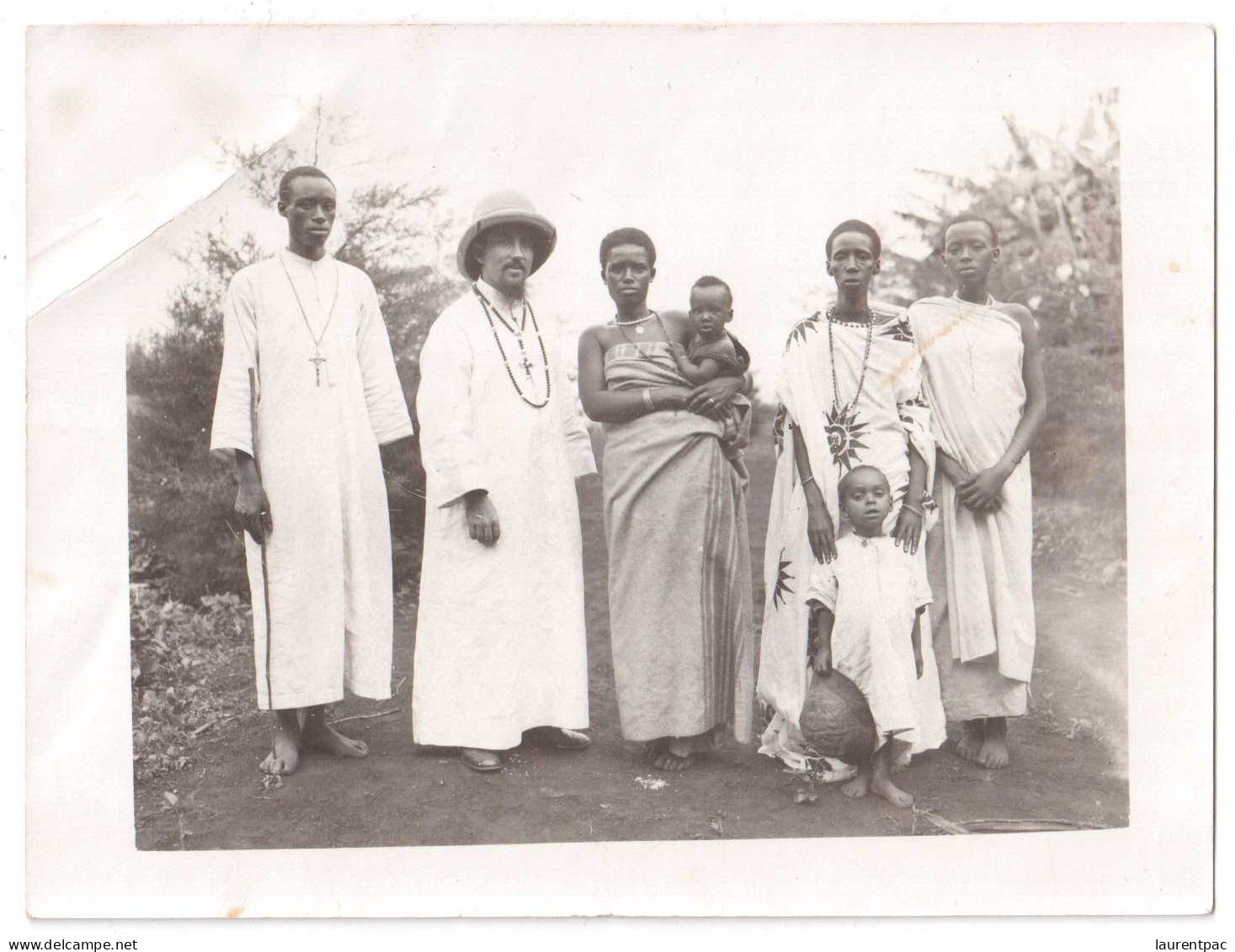 Photo Missionnaire Afrique -    + Verso - Missions
