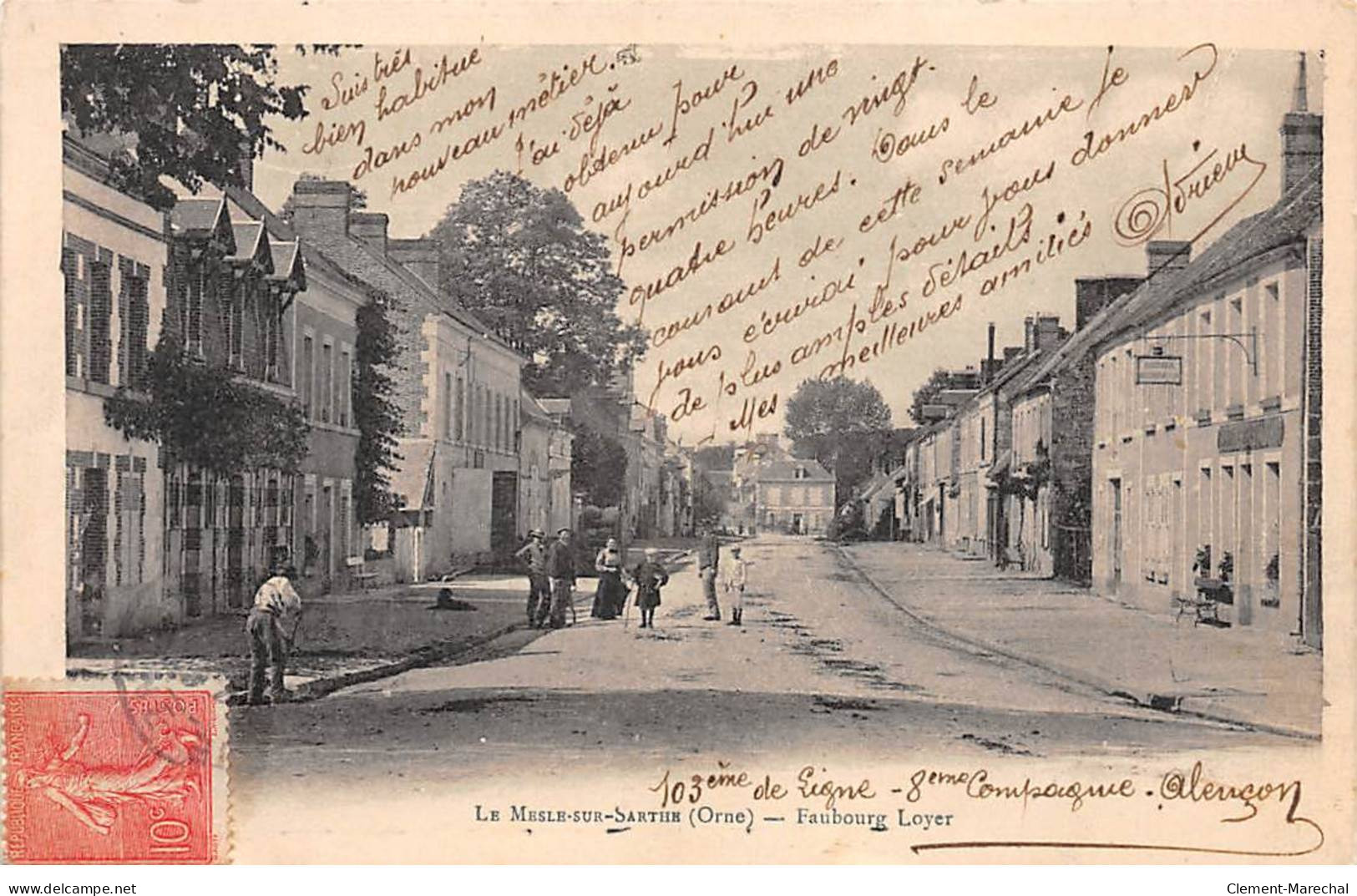 LE MESLE SUR SARTHE - Faubourg Loyer - Très Bon état - Le Mêle-sur-Sarthe