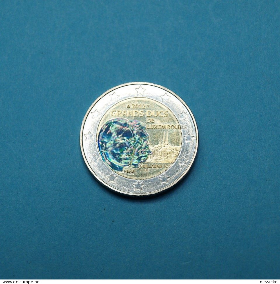 Luxemburg 2012 2 Euro Tod Von Guillaume IV., Hologramm (MZ733 - Luxemburgo