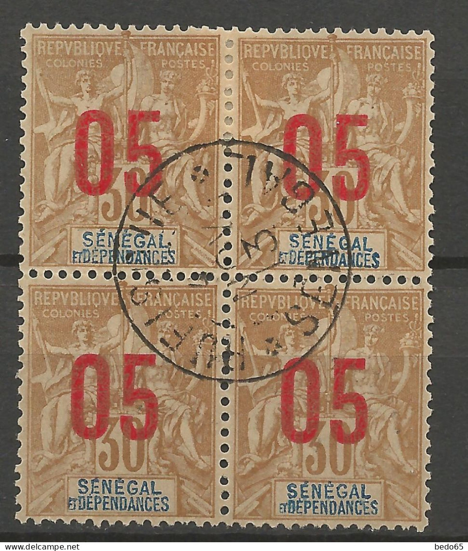 SENEGAL N° 49 Bloc De 4 CACHET RUFISQUE / Used - Used Stamps