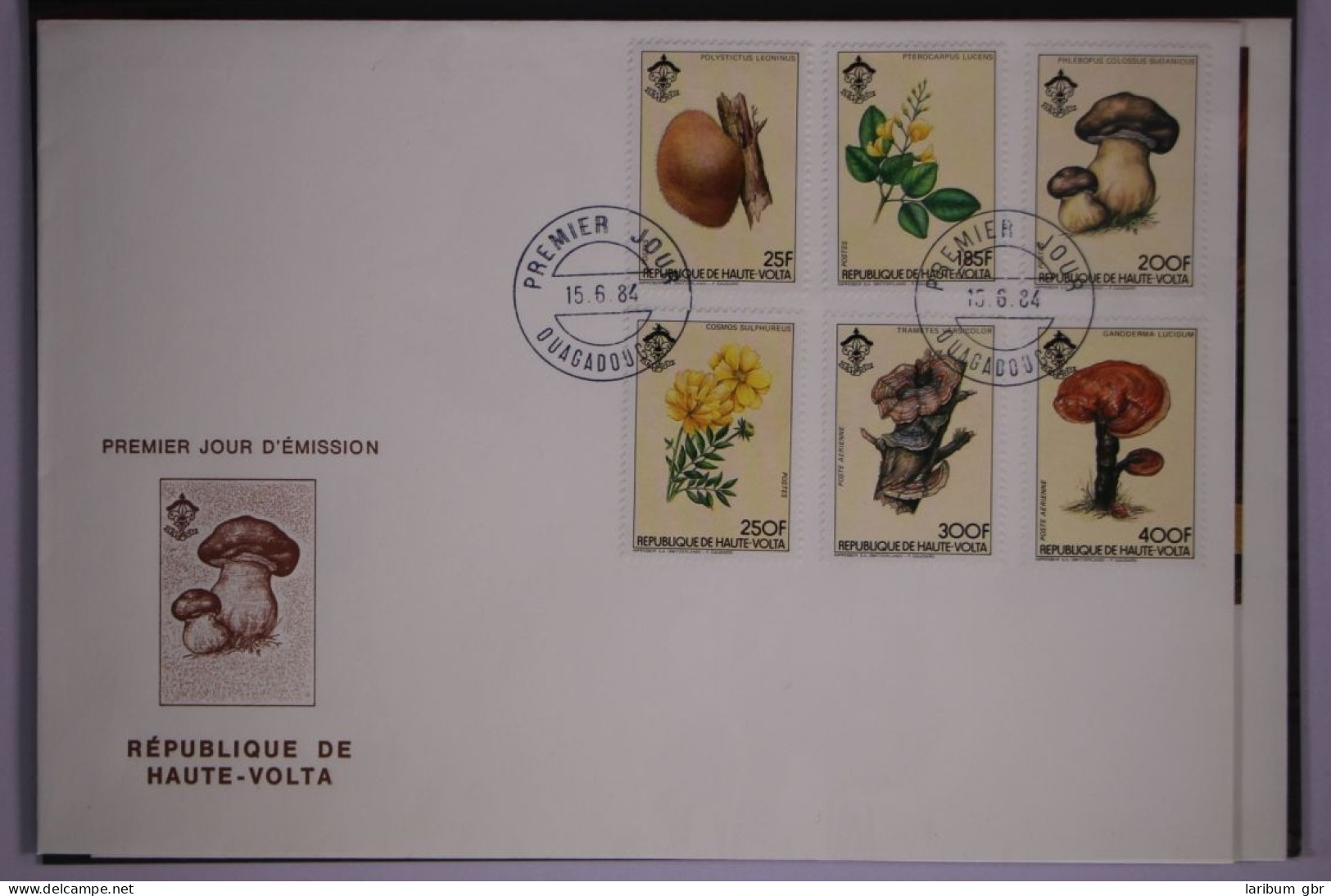 Obervolta 950-955 Und Block 80 Gestempelt Als FDC #GC033 - Burkina Faso (1984-...)