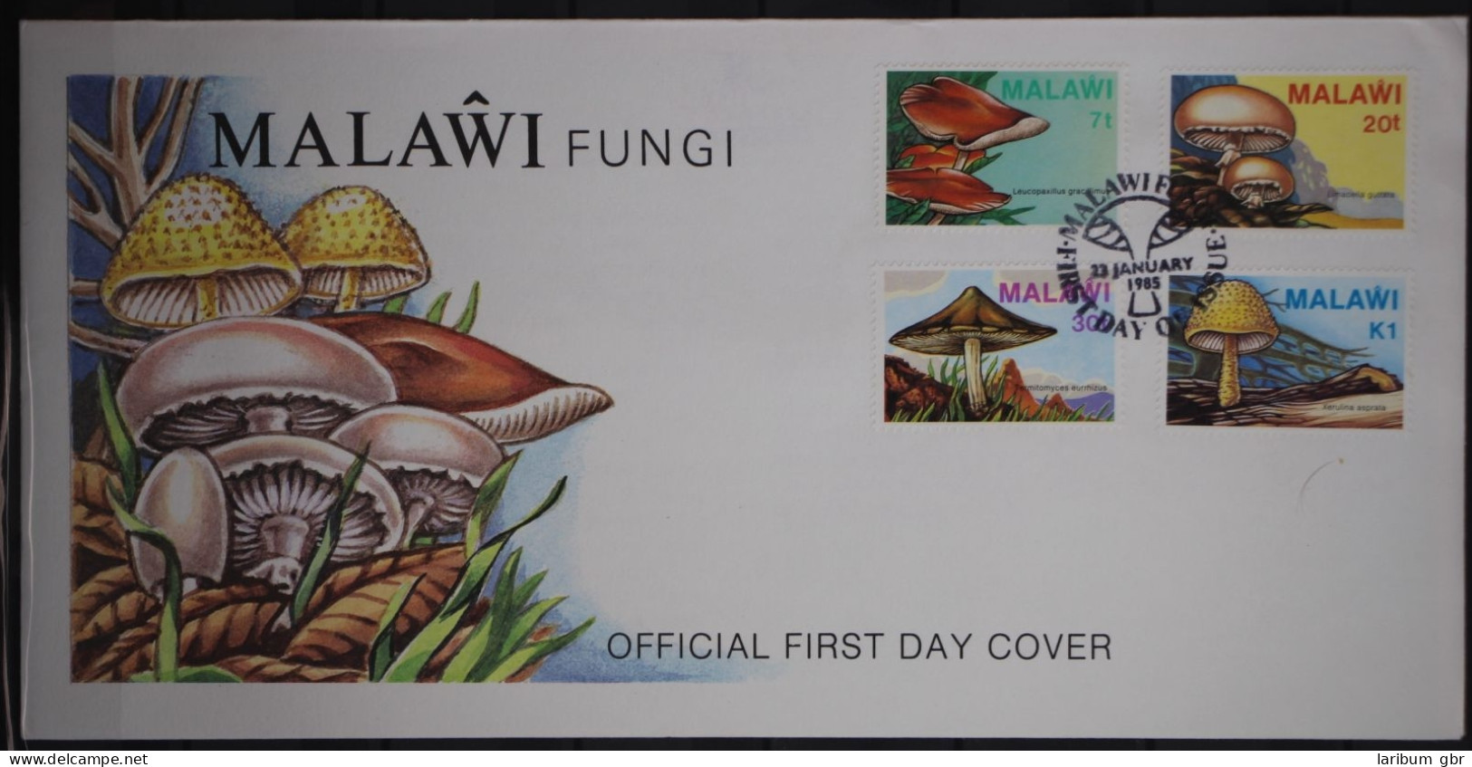 Malawi 441-444 Gestempelt Als FDC / Pilze #GC066 - Malawi (1964-...)