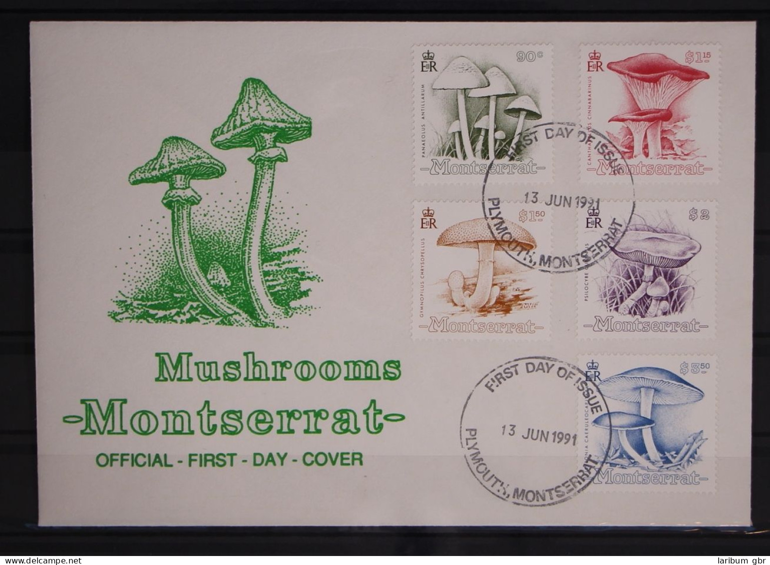 Montserrat 804-808 Postfrisch Als FDC / Pilze #GC246 - Montserrat