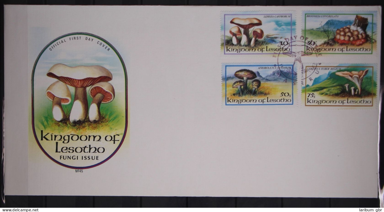 Lesotho 411-414 Postfrisch Als FDC / Pilze #GC228 - Lesotho (1966-...)