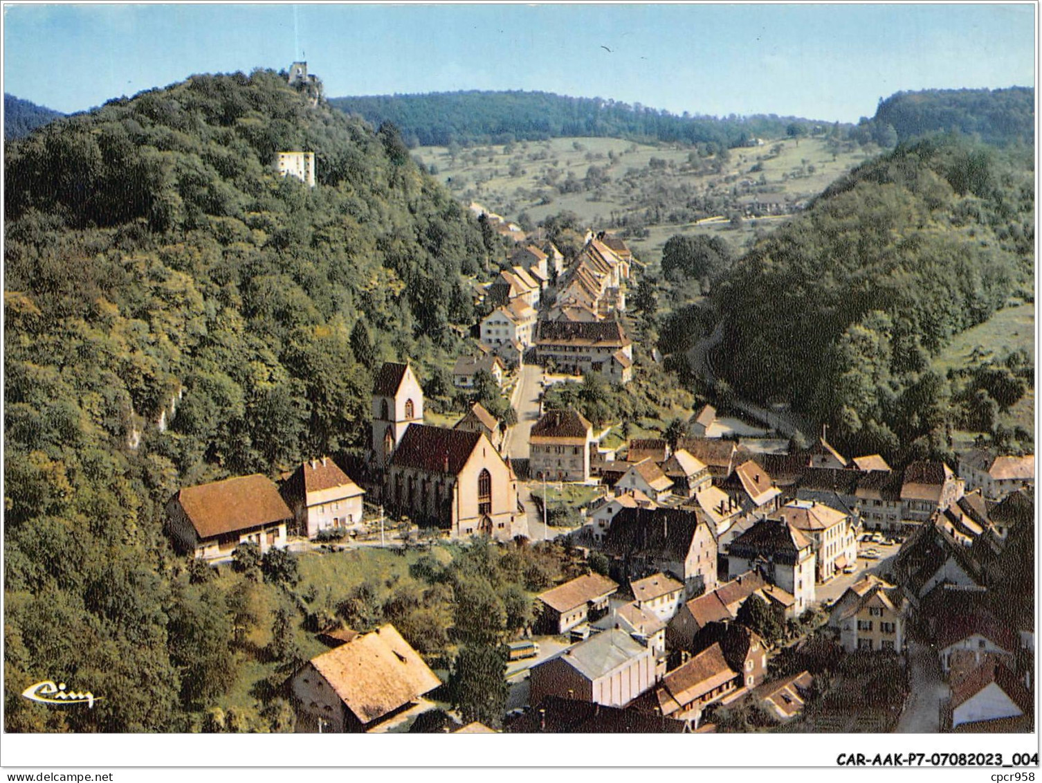 CAR-AAKP7-68-0677 - FERRETTE - Vue Aérienne - Ferrette