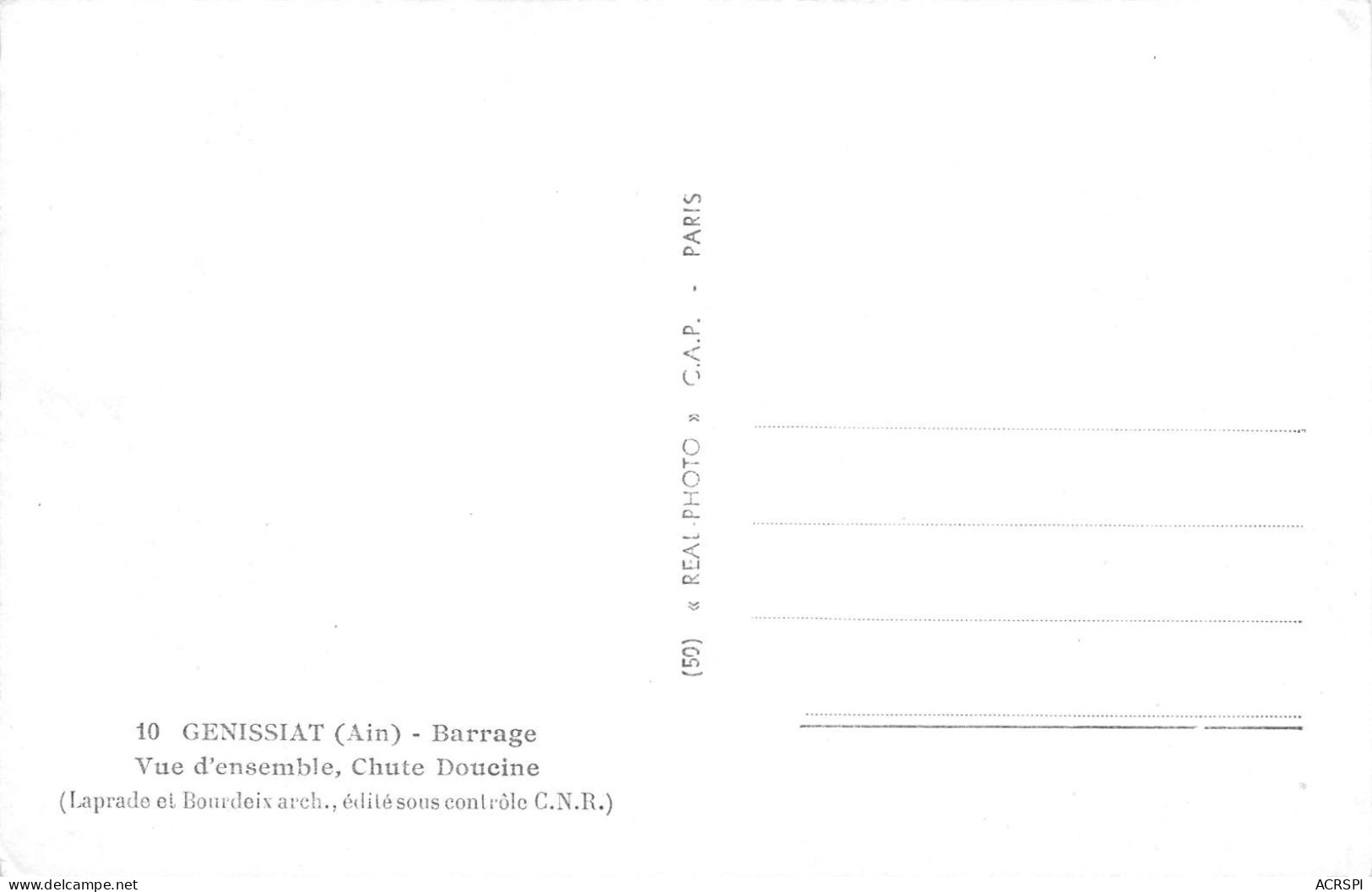 01 GENISSIAT  Lot De  23 Cartes Sur Le Barrage  (Scan R/V) N°   3   \MR8061 - Génissiat