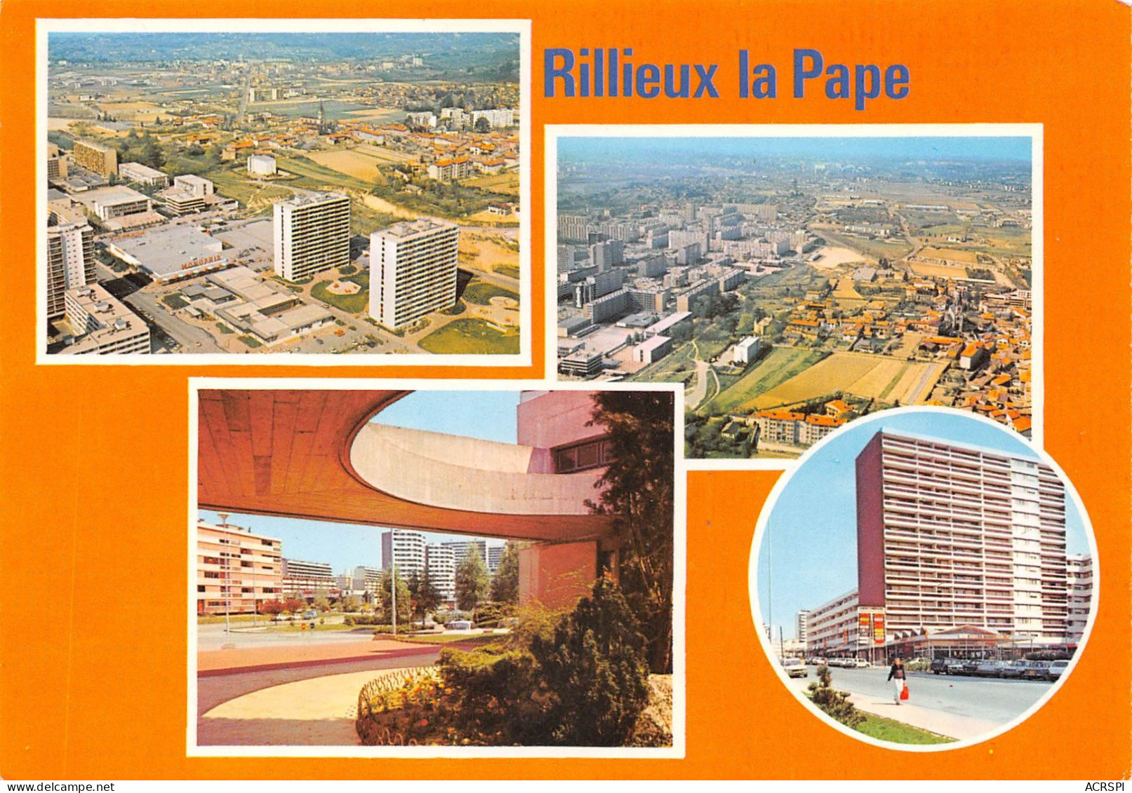 69  RILLIEUX LA PAPE   Vue Générale Aérienne     (Scan R/V) N°    4   \MR8039 - Rillieux La Pape