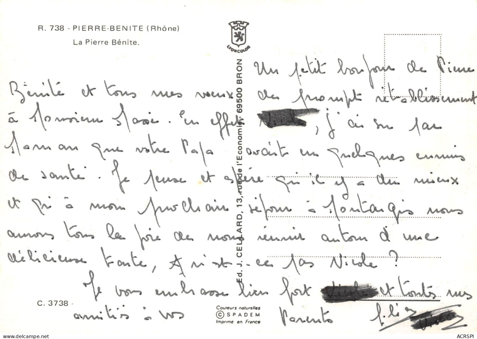 69  PIERRE BENITE                (Scan R/V) N°   2   \MR8039 - Pierre Benite