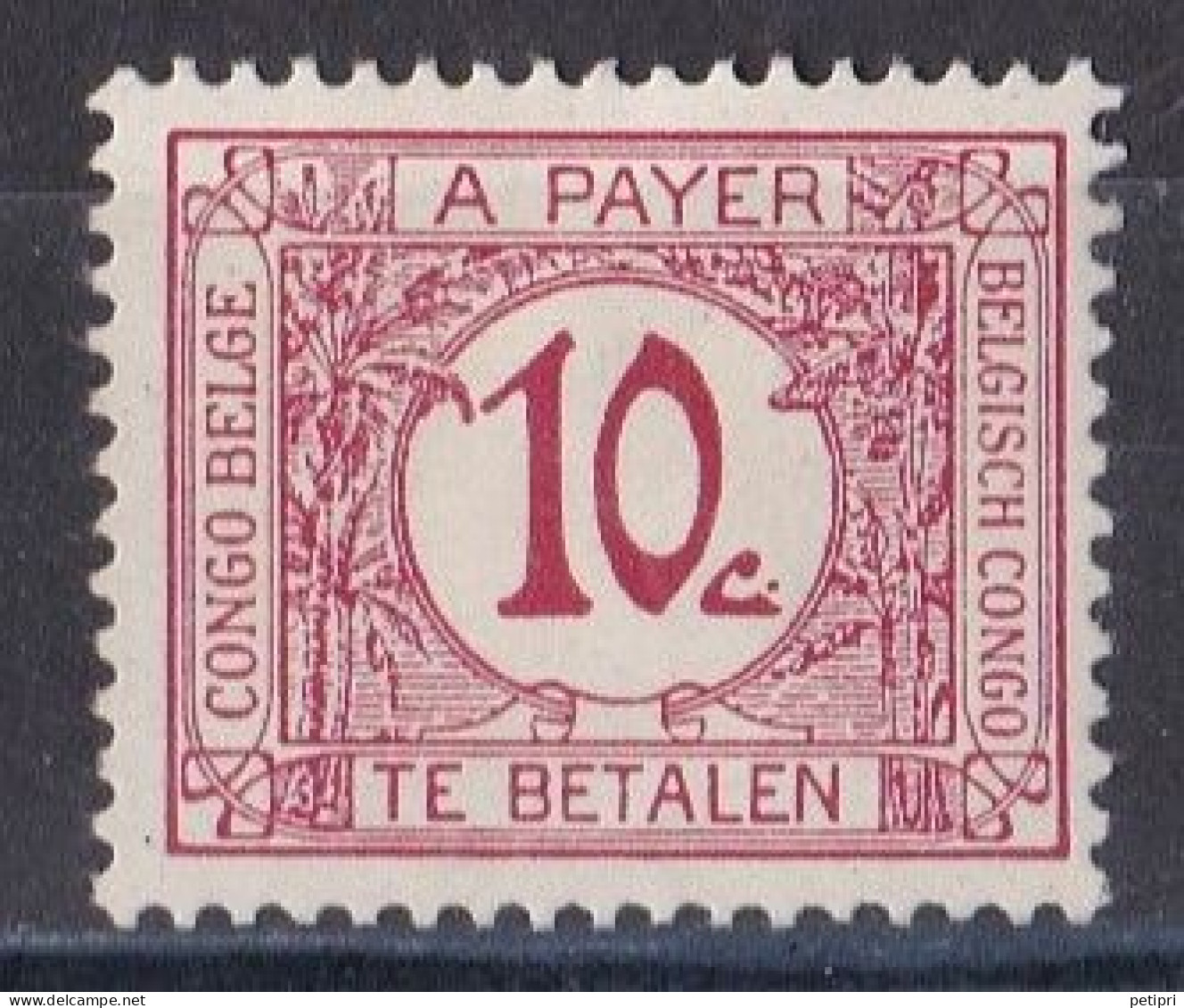 Congo Belge  Taxe   N°   67  Neuf * - Unused Stamps