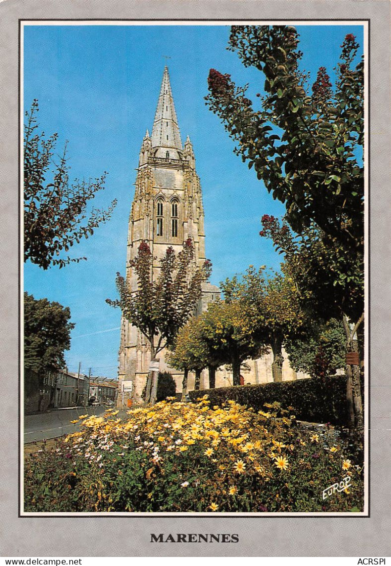 17  MARENNES  L'église          (Scan R/V) N°   43   \MR8074 - Marennes