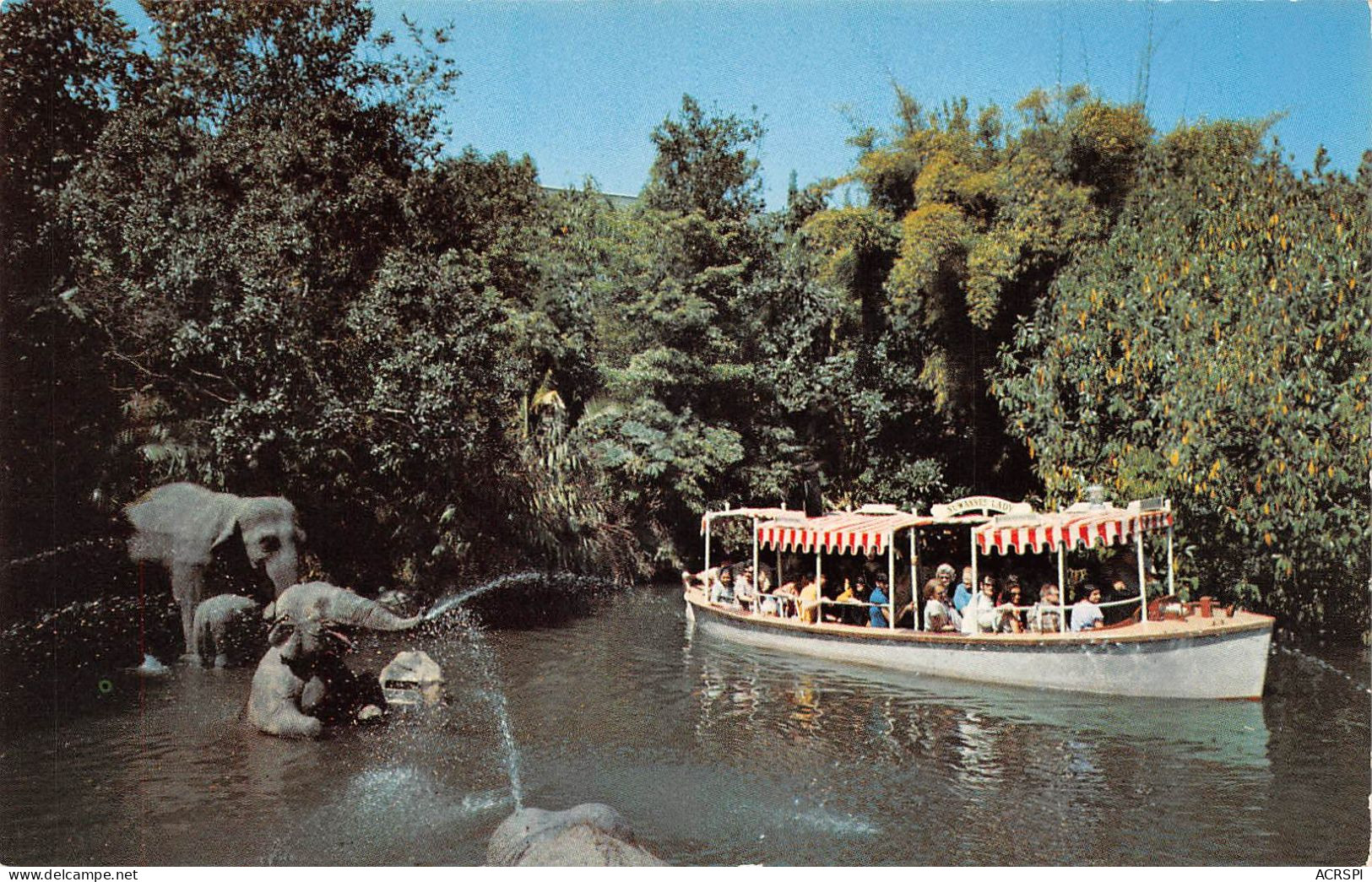 USA  ANAHEIM DISNEYLAND Anaheim, CA 92802, États-Unis  Elephant Bathing Pool (Scan R/V) N°   11   \MR8058 - Anaheim