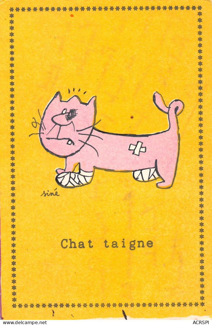 SINE  Maurice Sinet   Illustrateur Le Chat TAIGNE  éditions PULCINELLA  Année 1960  (Scan R/V) N°   53    \MR8076 - Sine